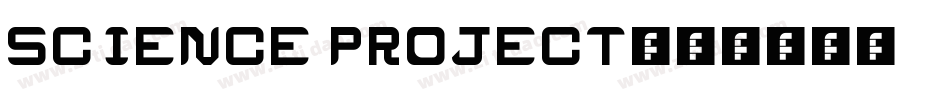 Science Project字体转换
